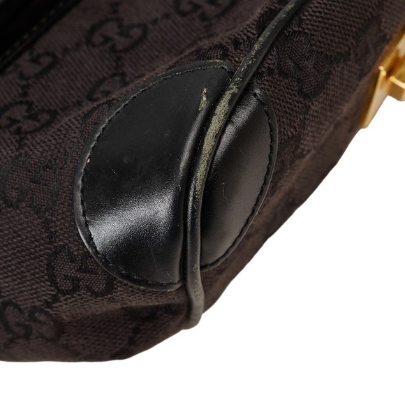 Authentic Gucci GG Canvas Mini Web Boston Bag - Picture 7 of 12